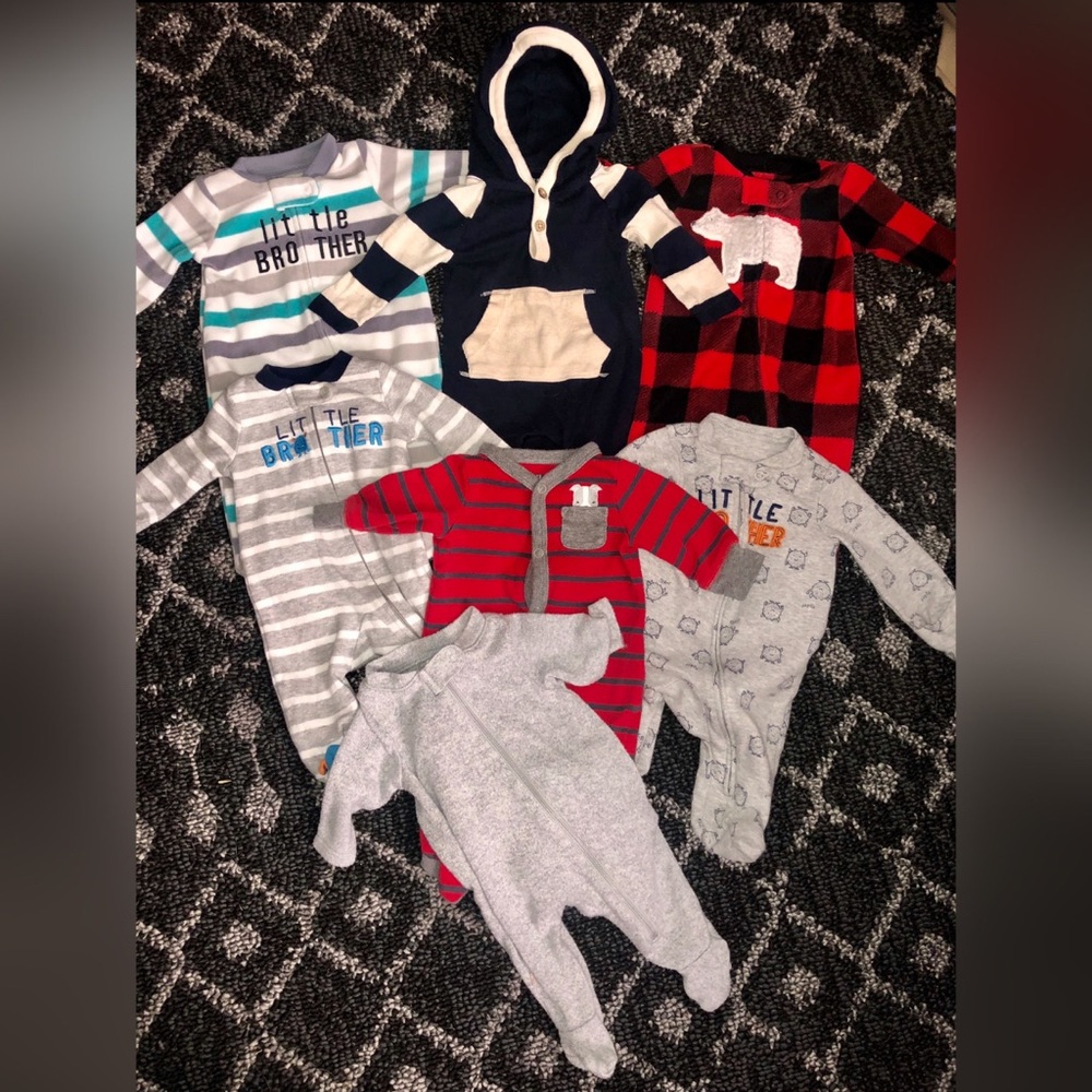 Newborn footie lot